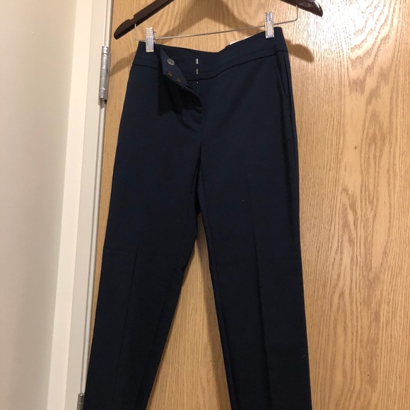 Ann Taylor Factory The Straight Navy Blue Dress Pant - Picture 1 of 2